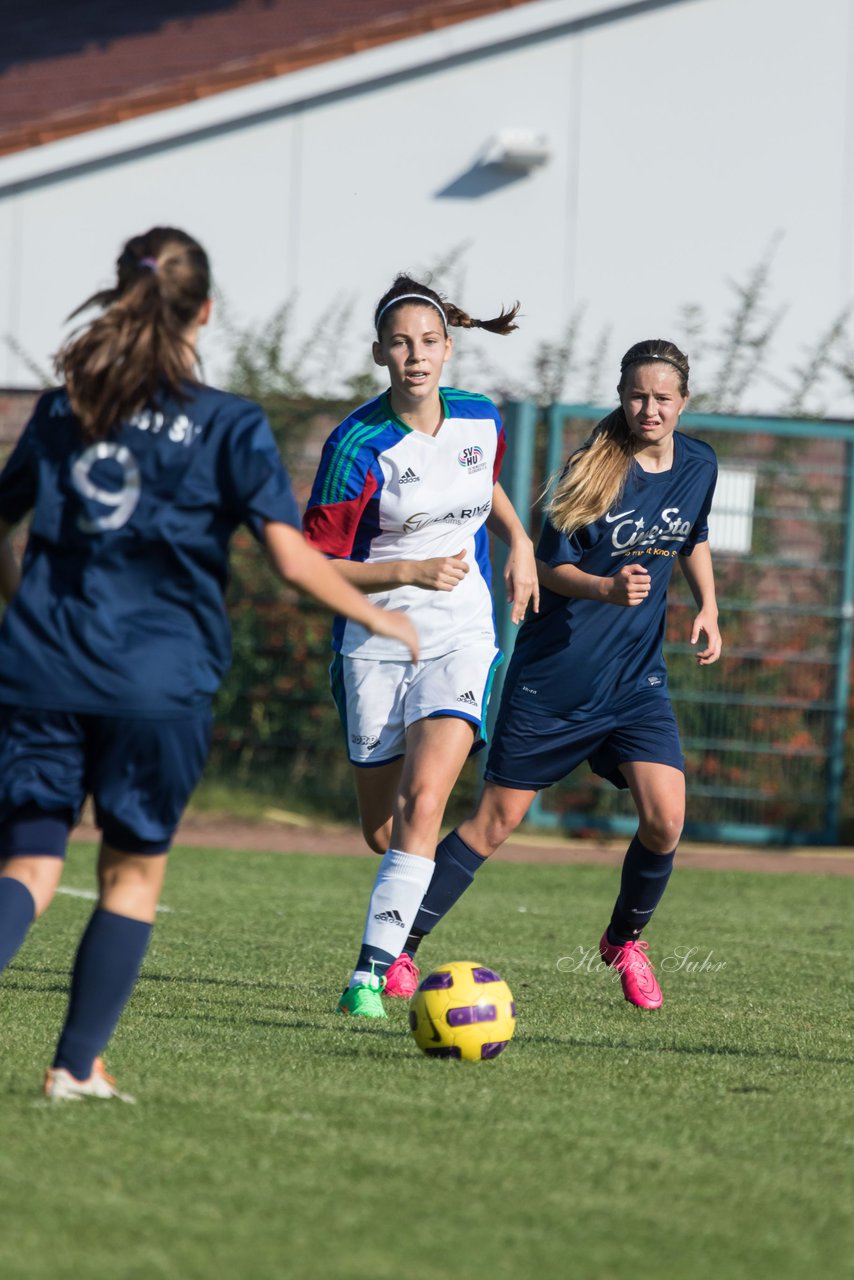 Bild 387 - B-Juniorinnen Krummesser SV - SV Henstedt Ulzburg : Ergebnis: 0:3